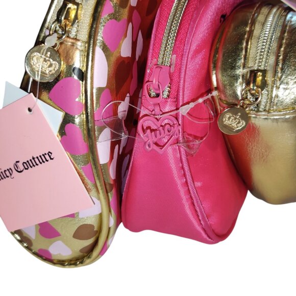 Juicy Couture 3 Piece Cosmetics Bags NWT - Picture 6 of 6